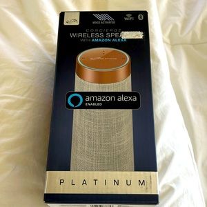 Wireless speaker with Amazon Alexa Platinum